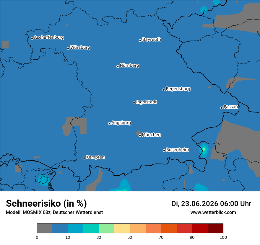 Modellkarte MOSMIX – schnee – by