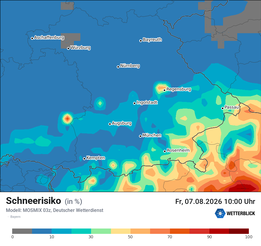Modellkarte MOSMIX – schnee – by