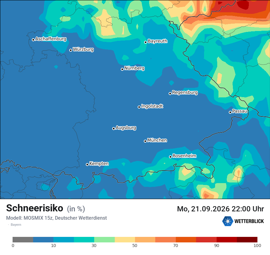 Modellkarte MOSMIX – schnee – by