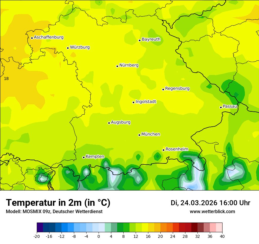 Modellkarte MOSMIX – t2m – by
