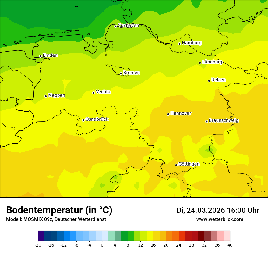 Modellkarte MOSMIX – t_g – ni
