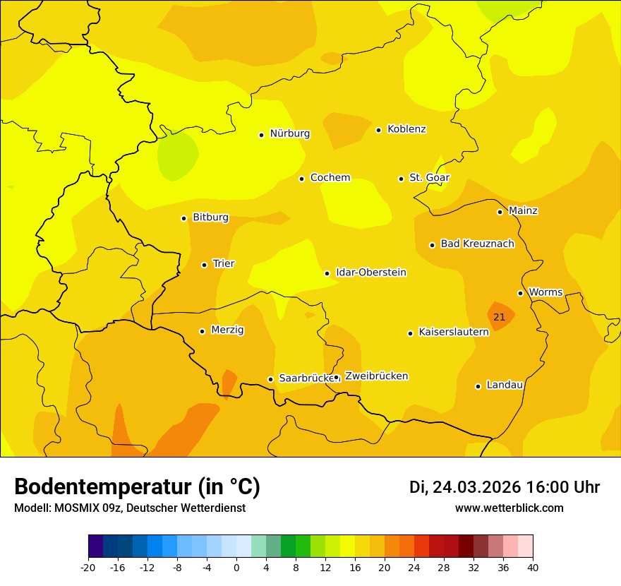 Modellkarte MOSMIX – t_g – rp