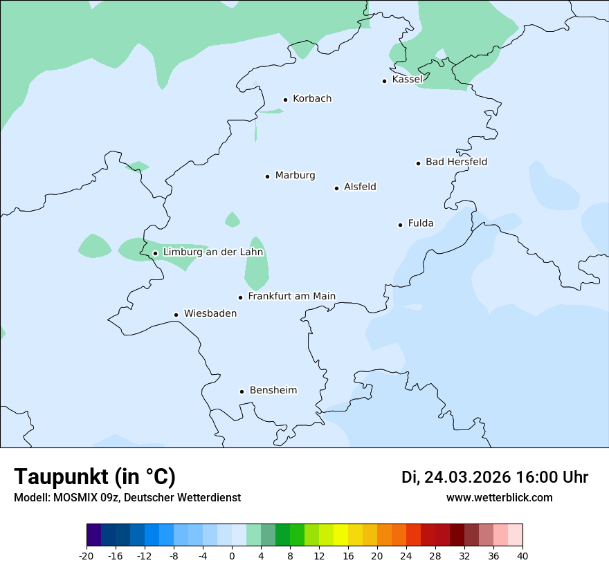 Modellkarte MOSMIX – td – he