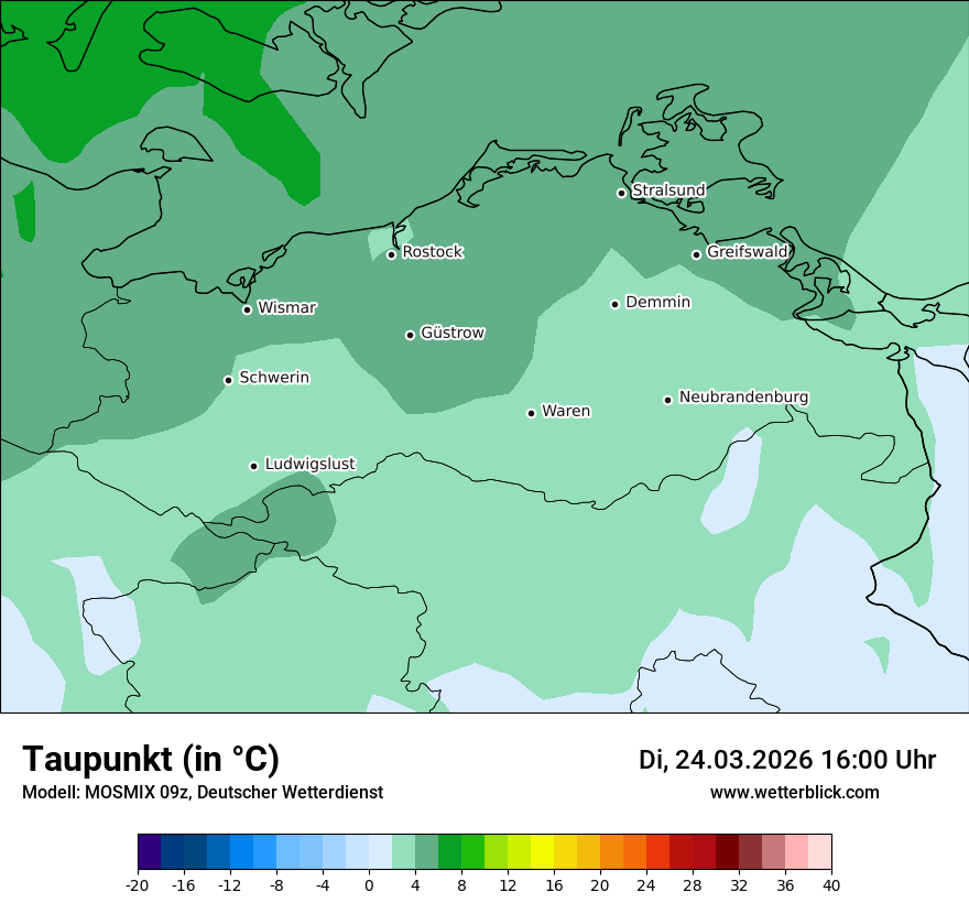 Modellkarte MOSMIX – td – mv