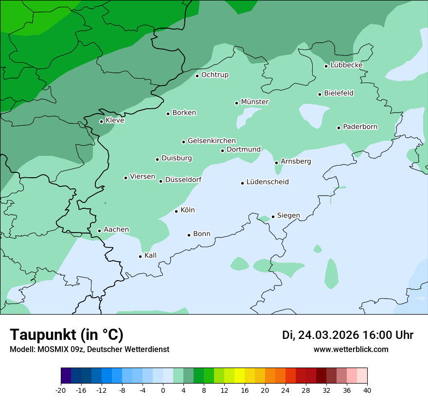Modellkarte MOSMIX – td – nrw