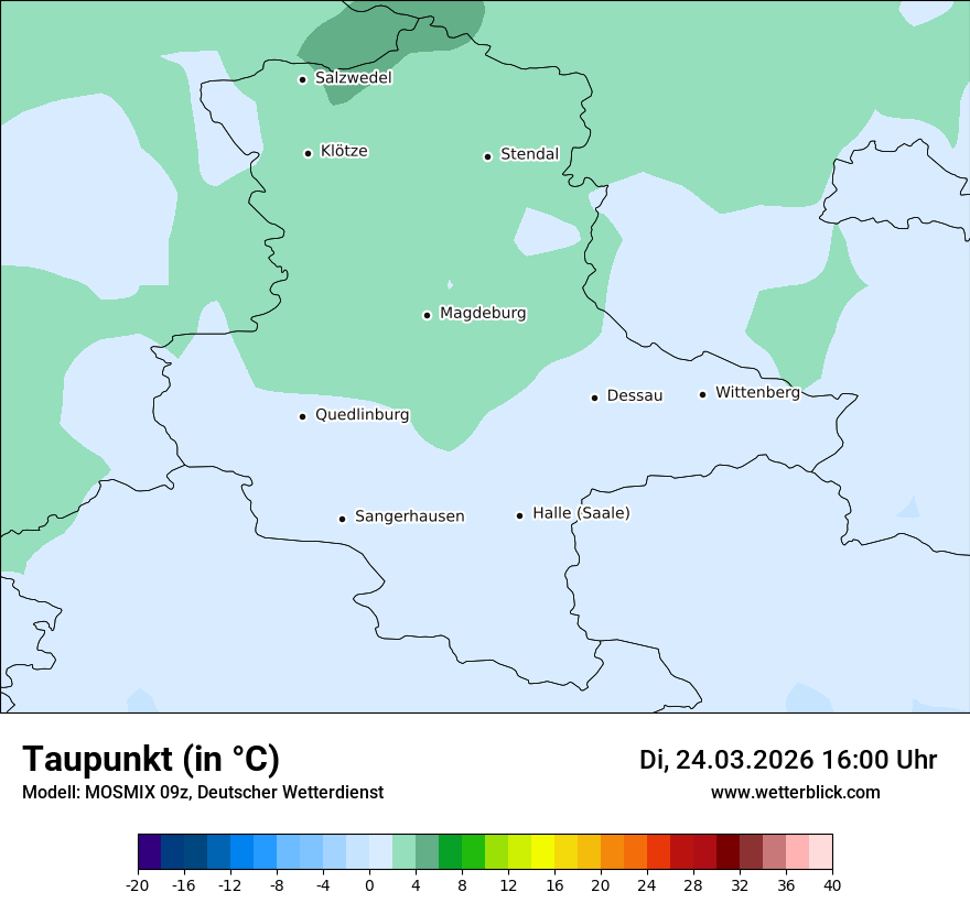 Modellkarte MOSMIX – td – st