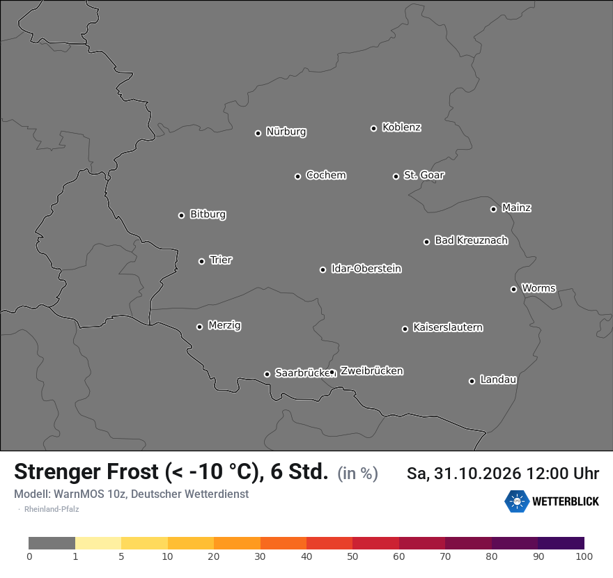 Modellkarte WARNMOS – frost_streng – rp