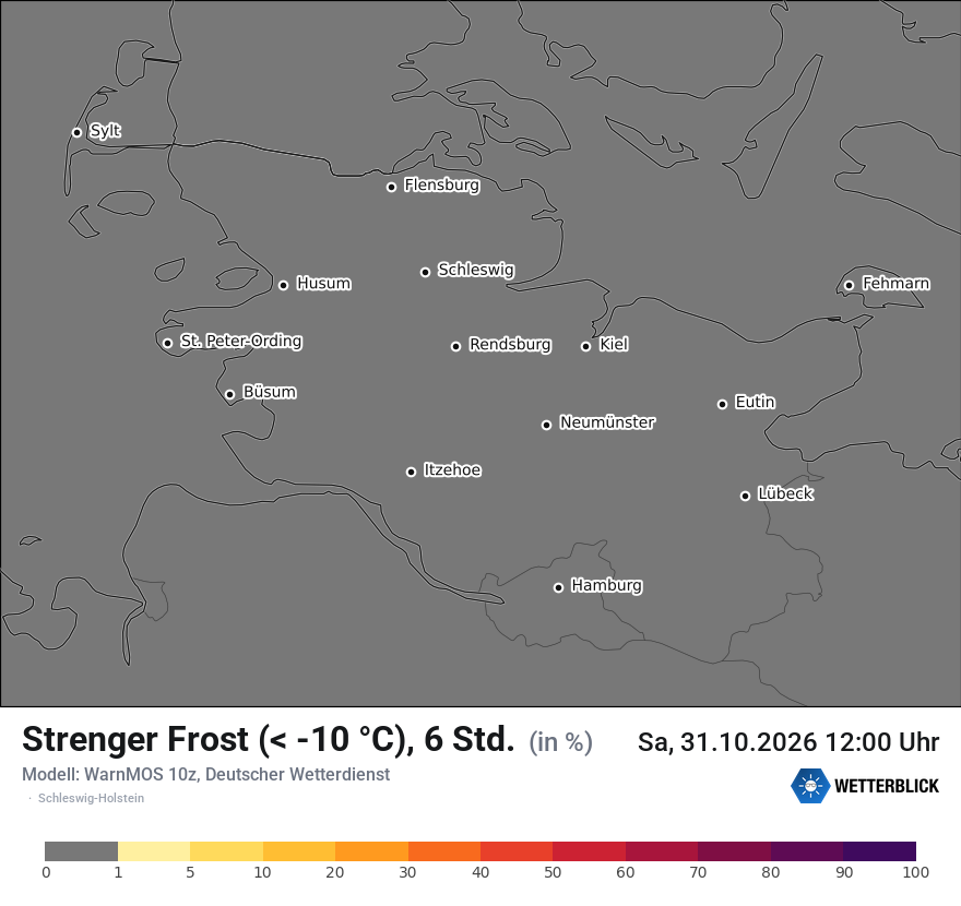 Modellkarte WARNMOS – frost_streng – sh