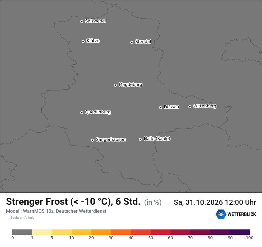 Modellkarte WARNMOS – frost_streng – st