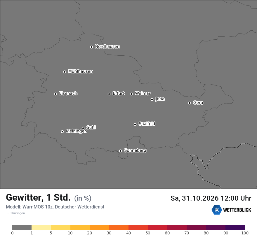 Modellkarte WARNMOS – gewitter – th