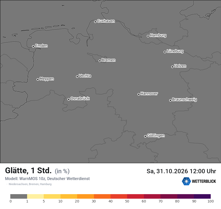 Modellkarte WARNMOS – glaette – ni