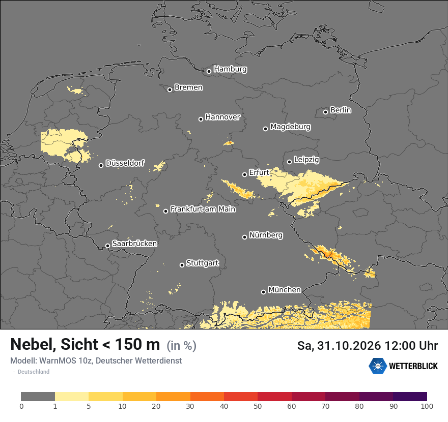 Modellkarte WARNMOS – nebel – deutschland