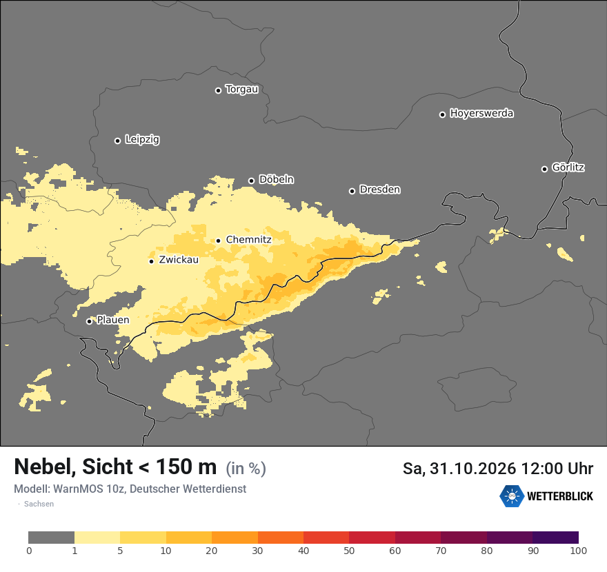 Modellkarte WARNMOS – nebel – sn