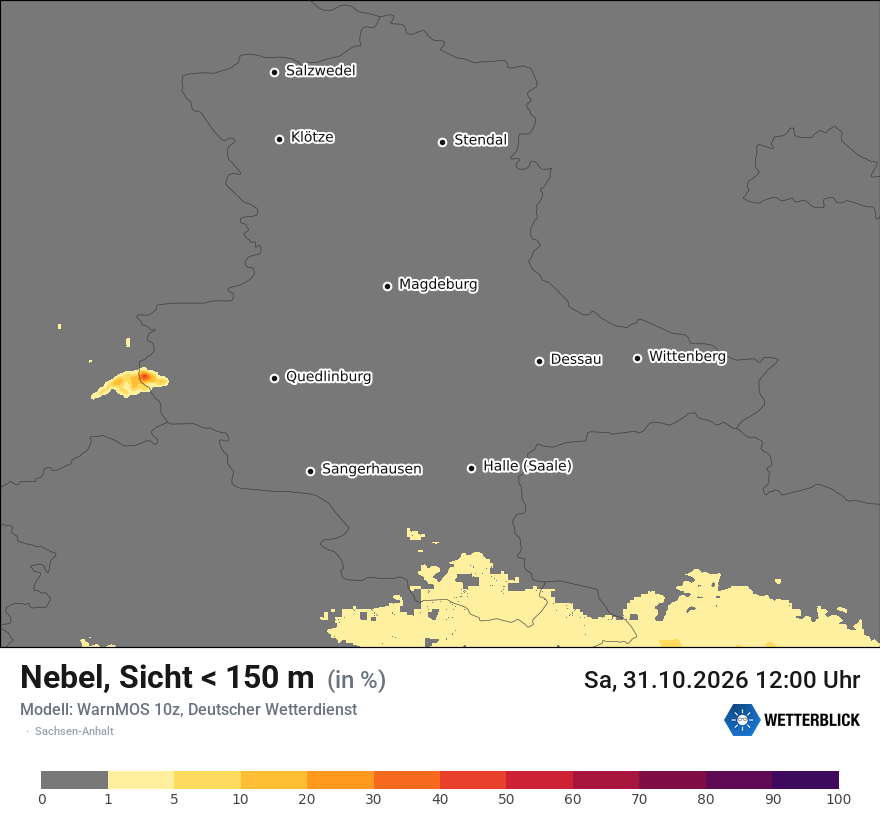 Modellkarte WARNMOS – nebel – st