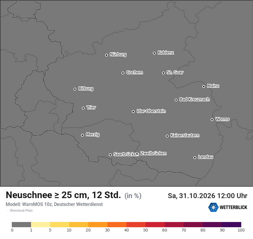 Modellkarte WARNMOS – schnee_12h_25 – rp