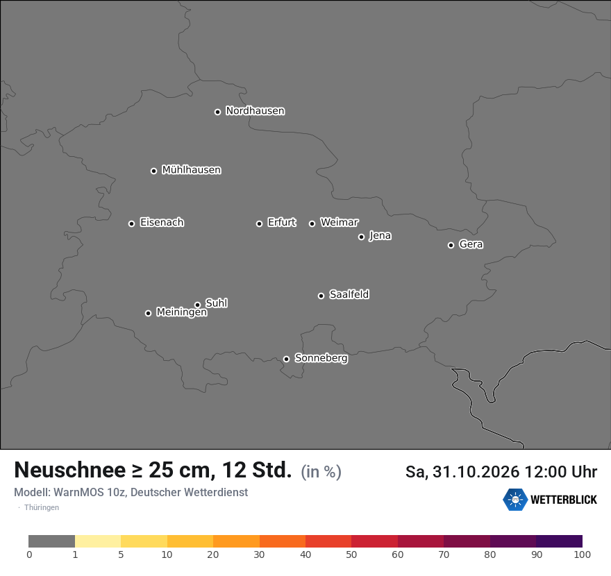 Modellkarte WARNMOS – schnee_12h_25 – th