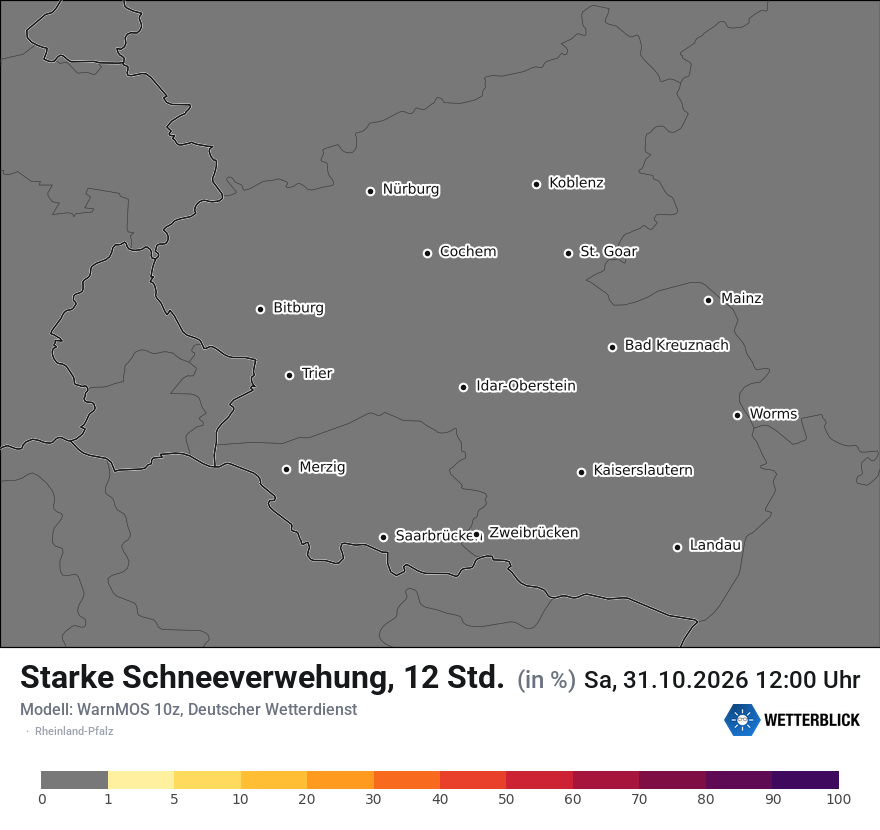 Modellkarte WARNMOS – schneeverwehung_stark – rp